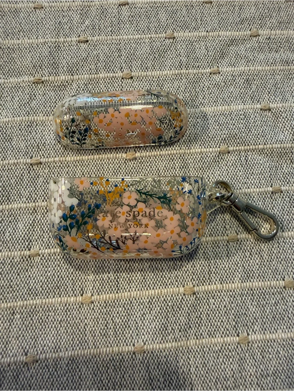 kate spade Clear Floral AirPods Pro Case with Keychain